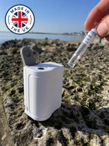 Bactiquick Rapid 15 Minute Bacteria Test Kit for Rivers, Lakes & Sea (Device + 5 Tests)