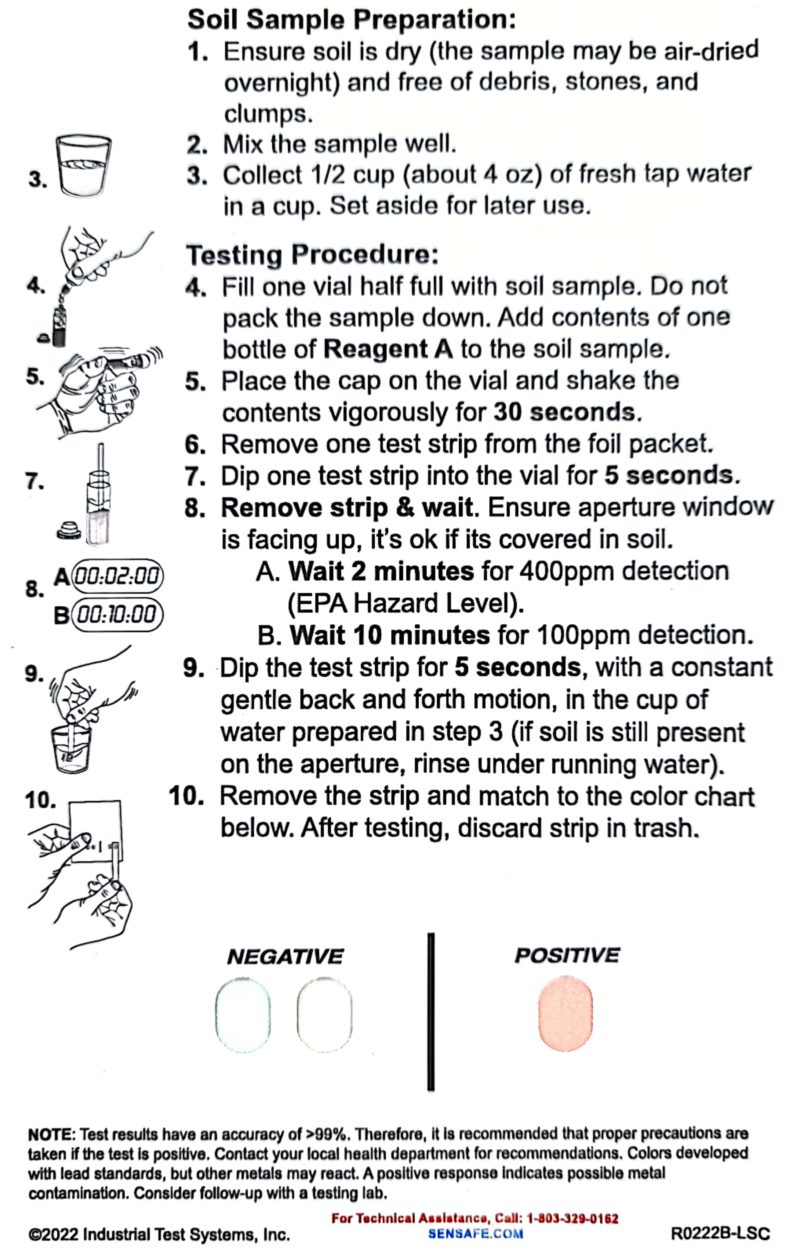 Lead Soil Instructions