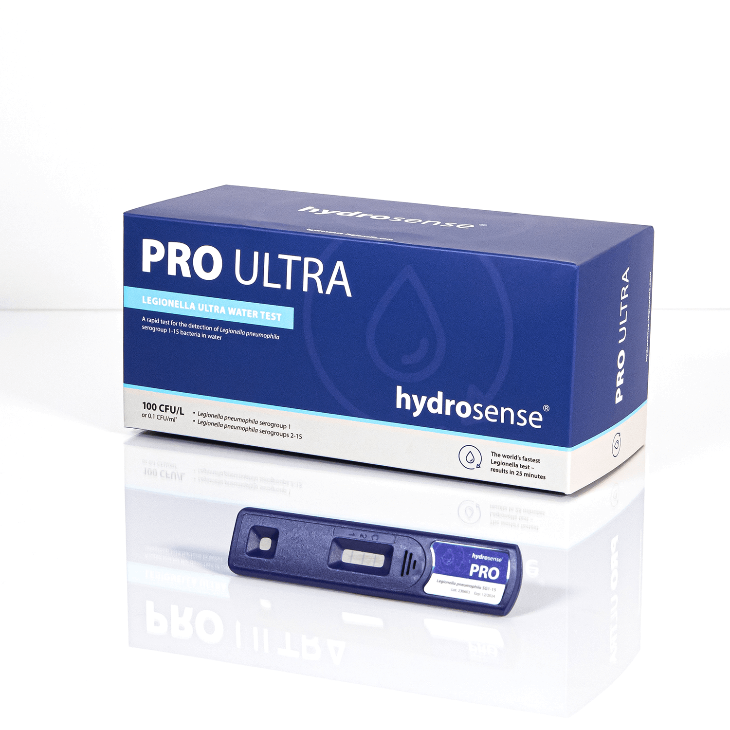 Hydrosense Pro Ultra Rapid Legionella Water Test (1 test) - 100CFU/L ...
