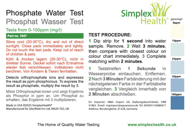 Phosphate Water test