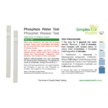 Phosphate Water Test Strips Labels
