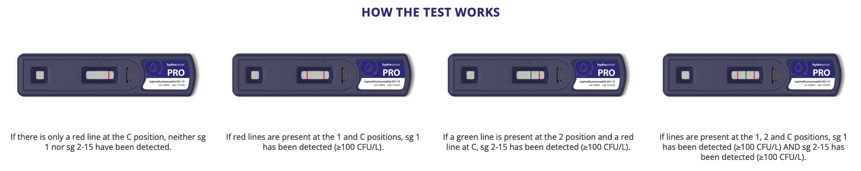 How the hydrosense pro test works