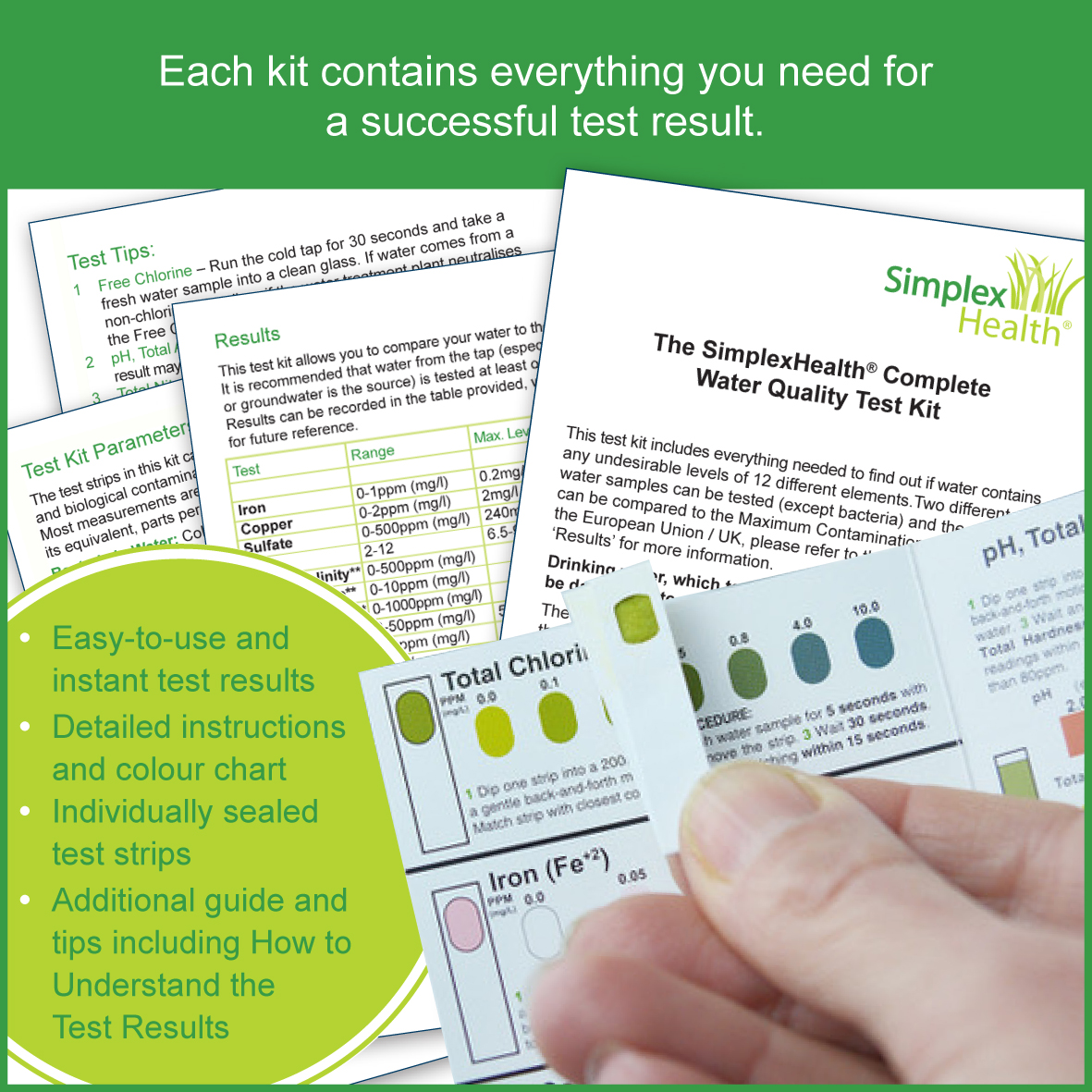 Nitrate & Nitrite Water Test (50 tests) - Wild Swimming Testing Kits