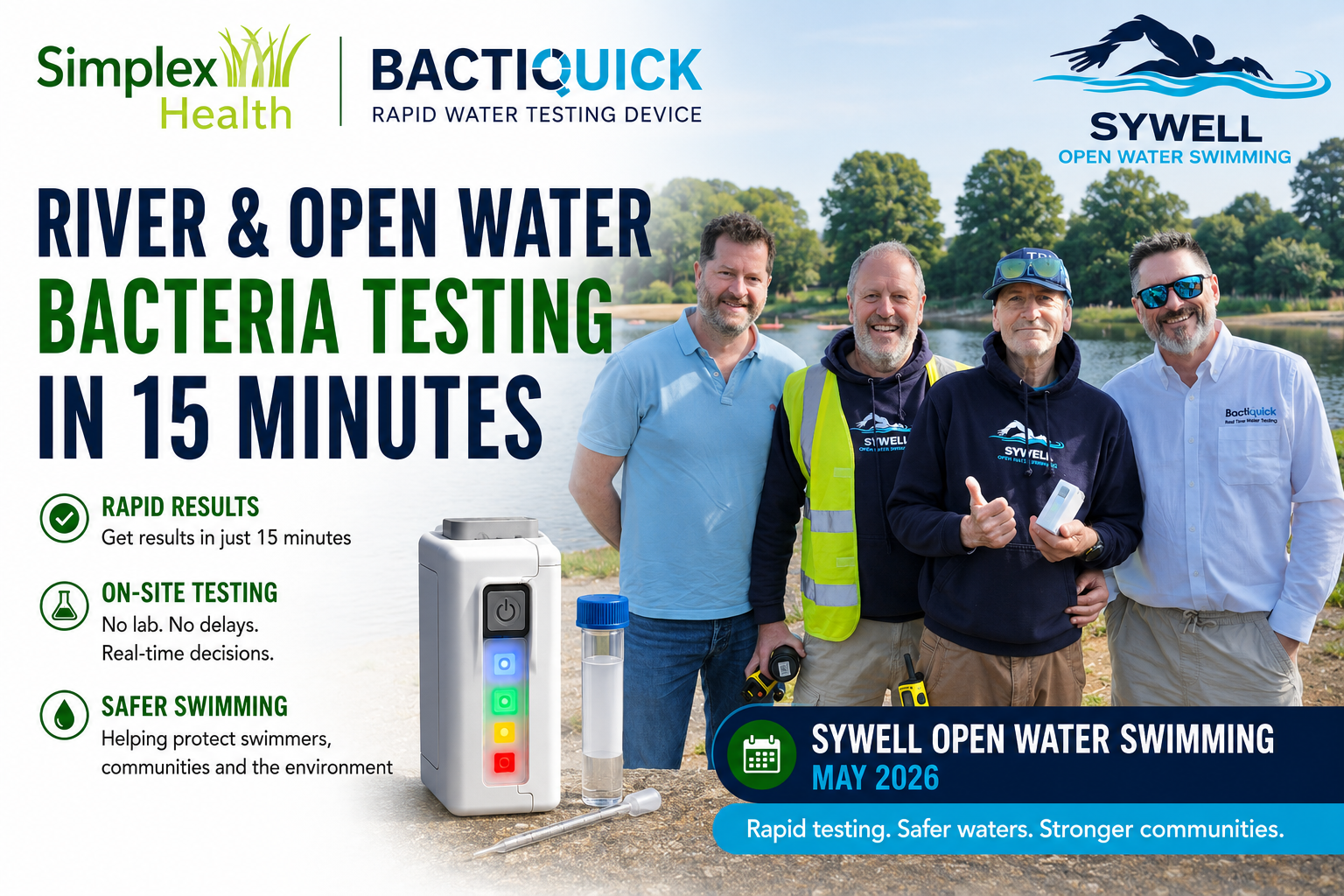 Simplex Health SimplexHealth and Bactiquick Demonstrate Rapid River & Open Water ...