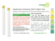 Quaternary “Quats” Ammonia 0-10000ppm (50 strips)