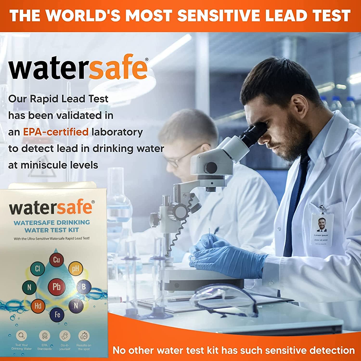 Watersafe Water Test Kit WS425C SimplexHealth
