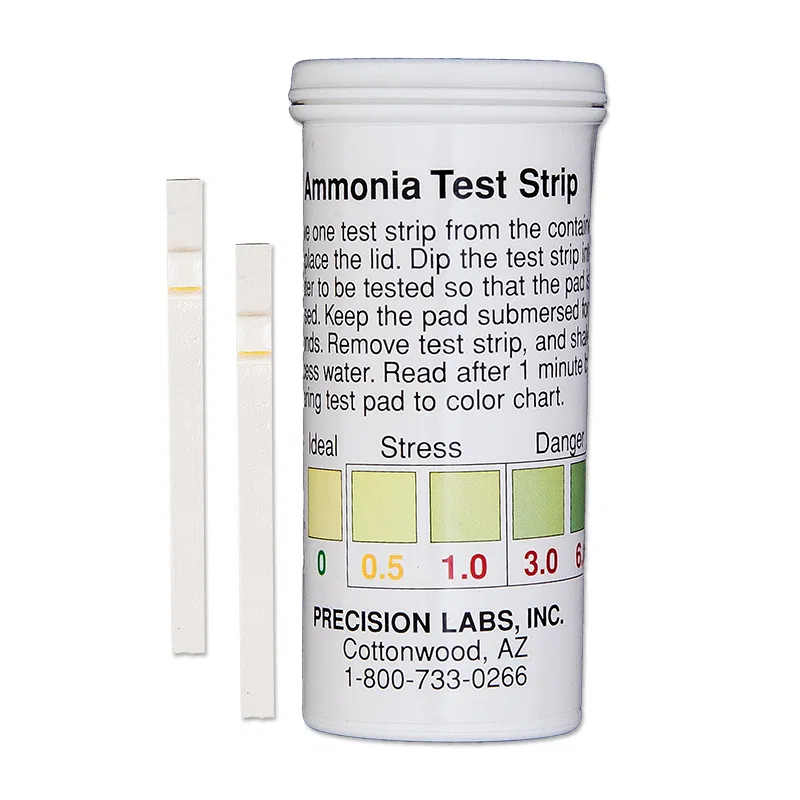 Ammonia Test Strips 0-6.0ppm (25 Strips)