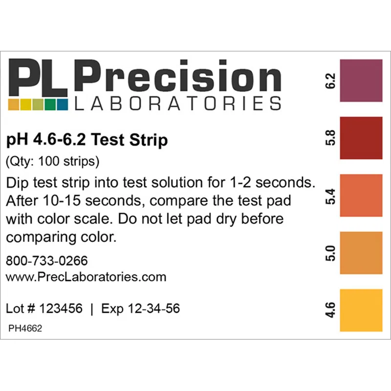 Beer pH Test Strips 4.6 -6.2 (100 Strips)