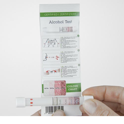Breathalyser Test Kits for Europe (2 Tests)