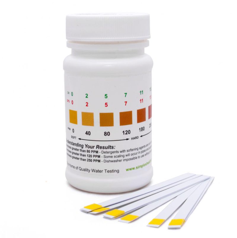 SimplexHealth Total Hardness Test Strips (50 strips)