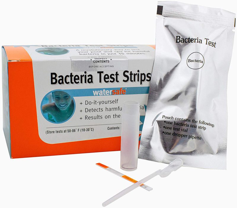 Pool & Spa Bacteria Test Strips - 10 tests