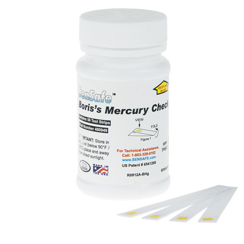 Sensafe Water Mercury Check - low range (50 strips)