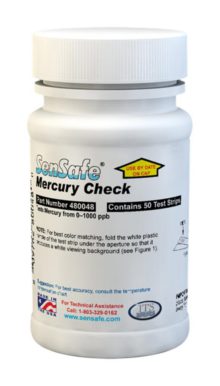 Sensafe Water Mercury Check - wide range (50 strips)