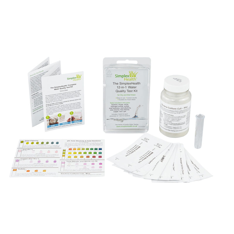 SimplexHealth Complete Water Quality Test Kit 12-in-One