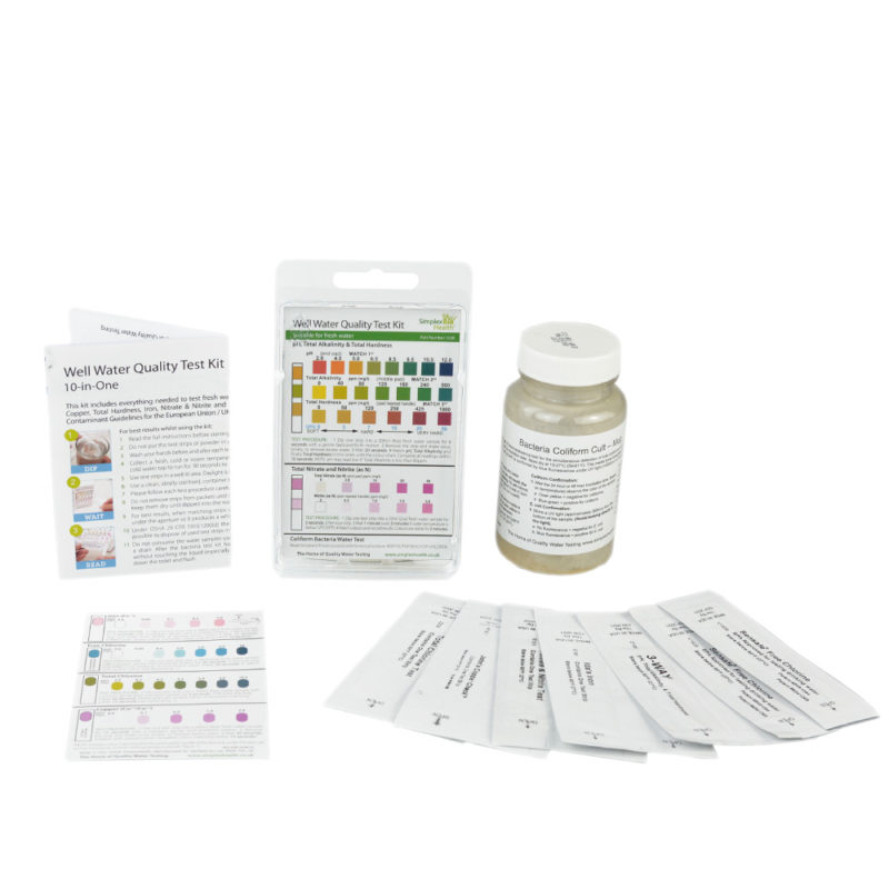 SimplexHealth Water Quality Test Kit 10-in-One