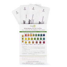 Water Test Kit pH, Alkalinity, Hardness (3-in-1) (5 strips)