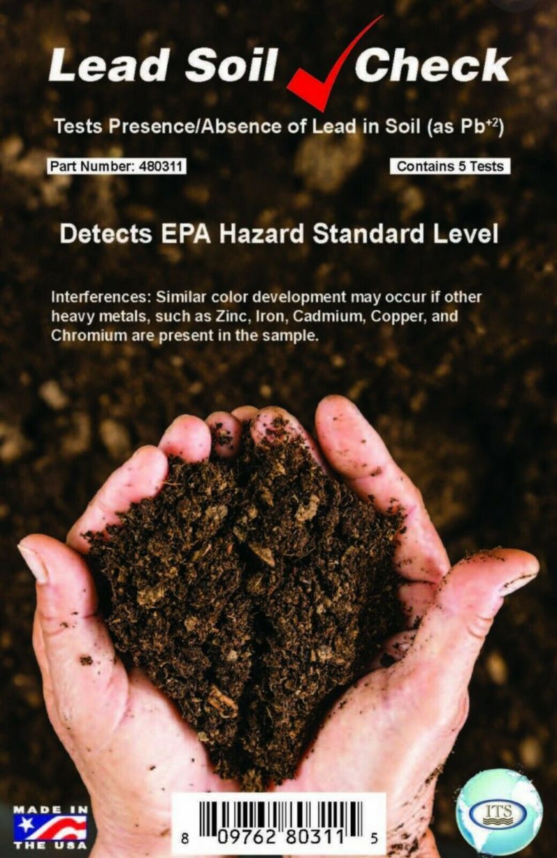 Soil Test Kit for Lead (5 tests)