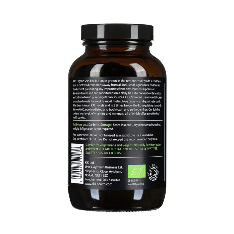 Spirulina Powder, Organic by Kiki Health (200g)