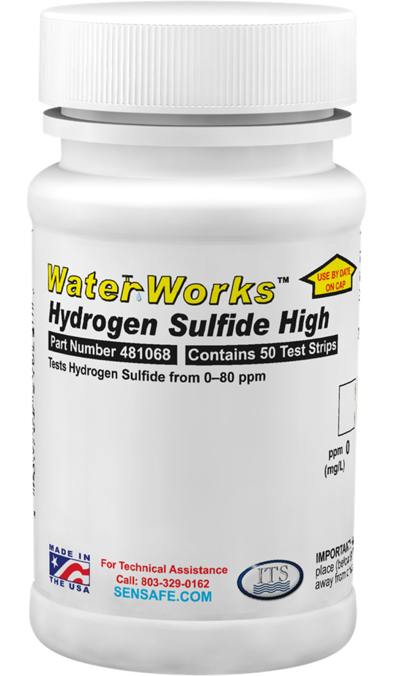 Water Hydrogen Sulfide High Range (50 strips)
