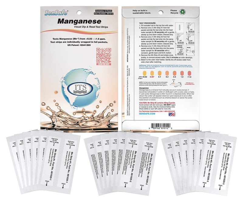 Water Manganese Check 0.02-1.6ppm (12 tests)