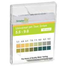 Water pH Test Strips 5.5 - 9.0 (100 strips)