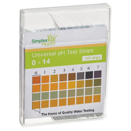 Water Full Range pH Test Strips 0-14 (100 strips)