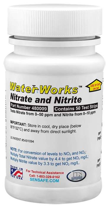 Waterworks Nitrate & Nitrite Water Test (50 strips)