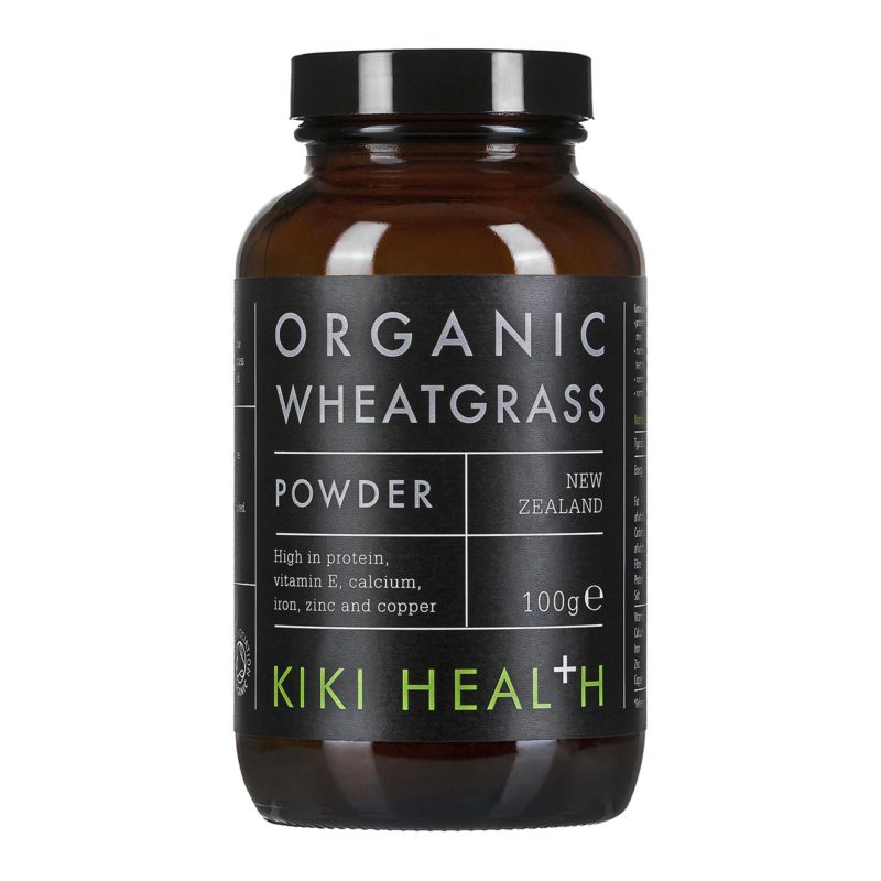 Wheatgrass Powder, Organic by Kiki Health (100g)