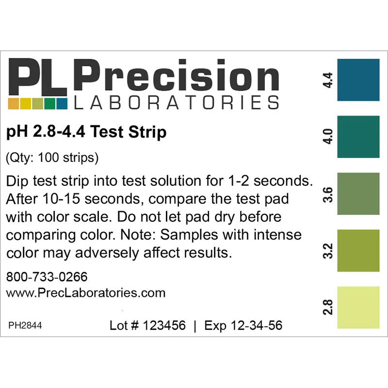 Aquarium Test Strips, 3 pad - Precision Laboratories Test Strips